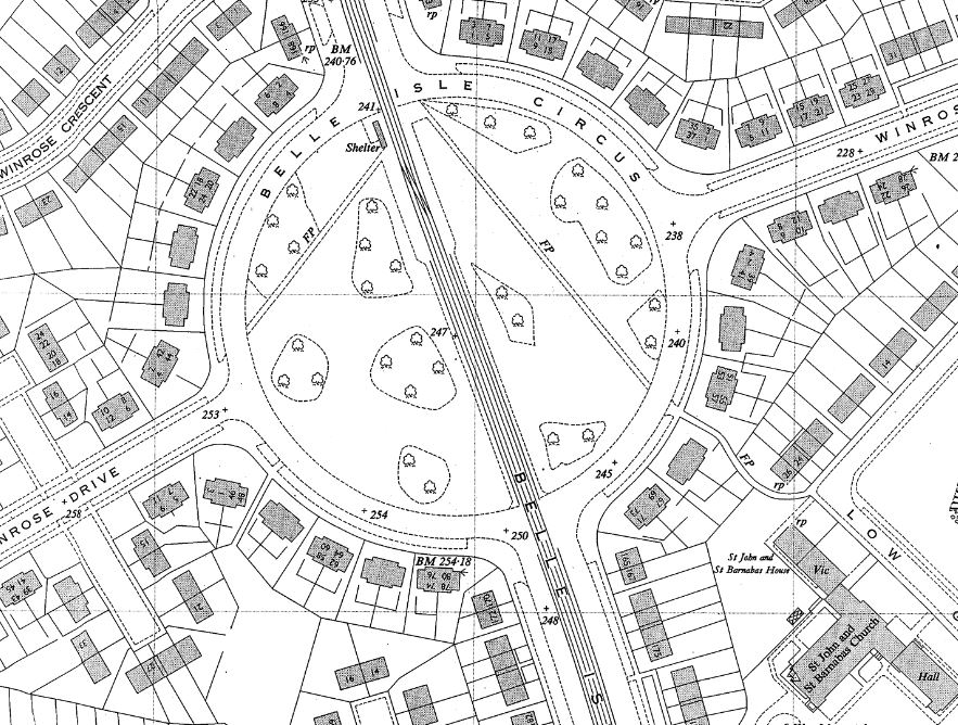 1951 Belle Isle OS Map.JPG