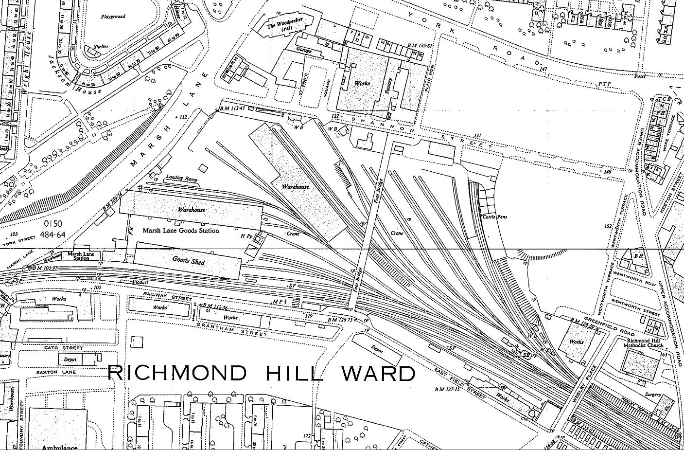 Marsh Lane Goods & Station 1964.JPG