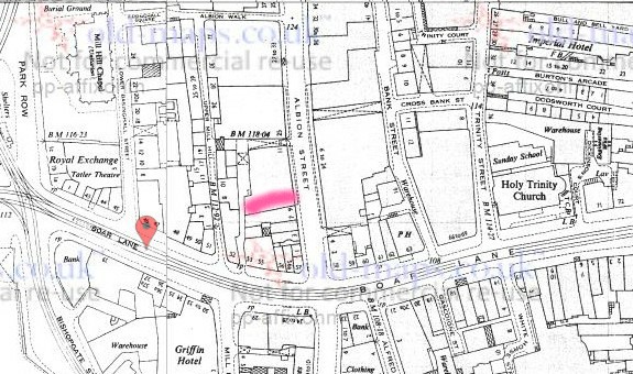 map c 1953 showing position of Cooperative institute, 11 albion St.jpg