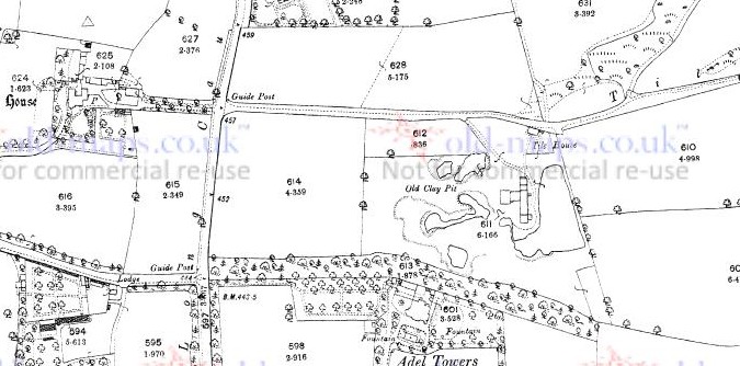 map around where adel towers would be  adel towers c 1851..jpg