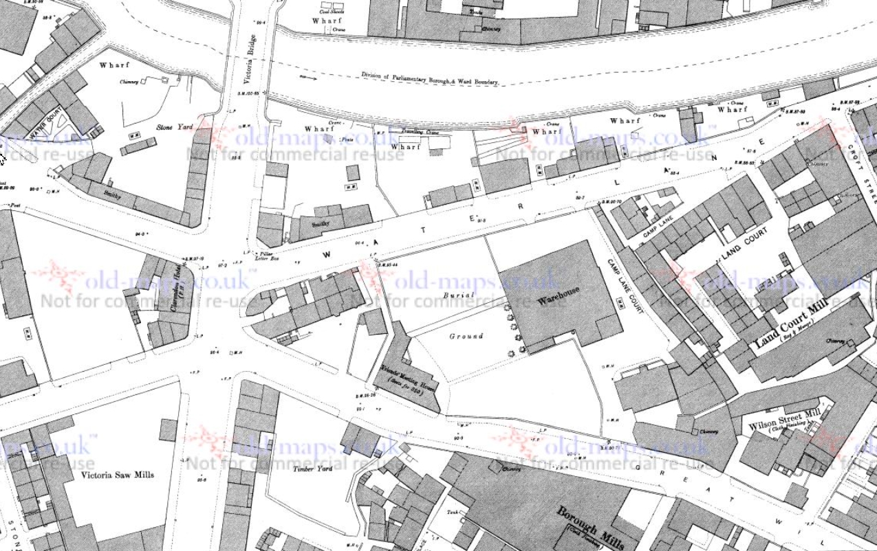 map c1890 leeds showing quaker meeting house.jpg