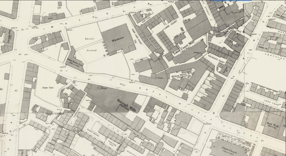 Map Gt wilson St showing Friends meeting house. 1889.jpg