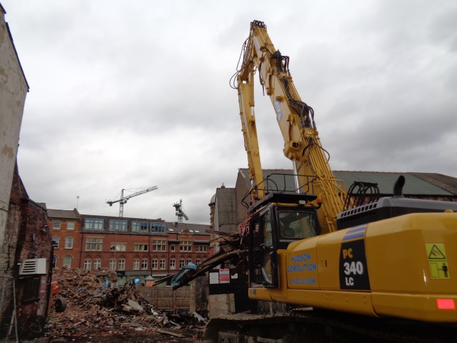 View from Crown Street looking across to Kirkgate (taken Nov 11 2015).