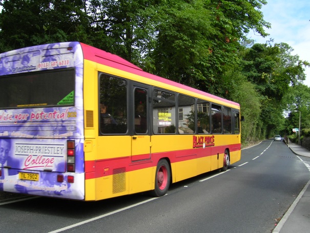 Black Prince bus on the 781 service to Ilkley going up King Lane (after The Avenue) on July 26 2005.