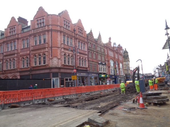 General view on Vicar Lane (taken Feb 11 2016).