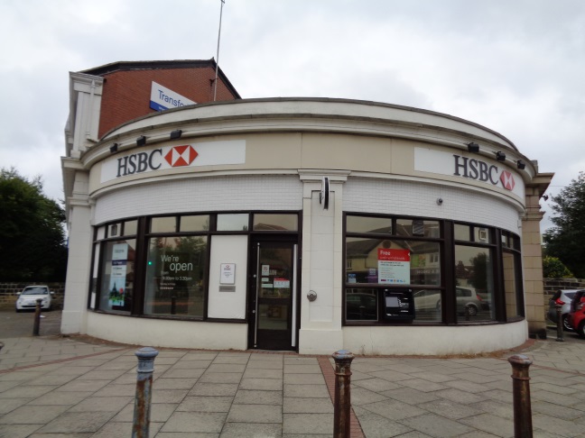 The old bank at the junction of Harrogate Road and Shadwell Lane (taken Sept 9 2015).